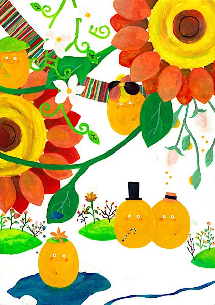 ひよこは見ている